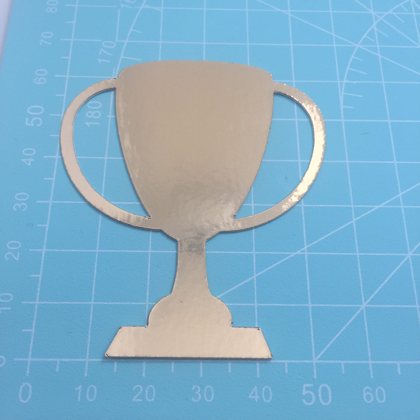 10 Gold TROPHY Card Making Die Cuts