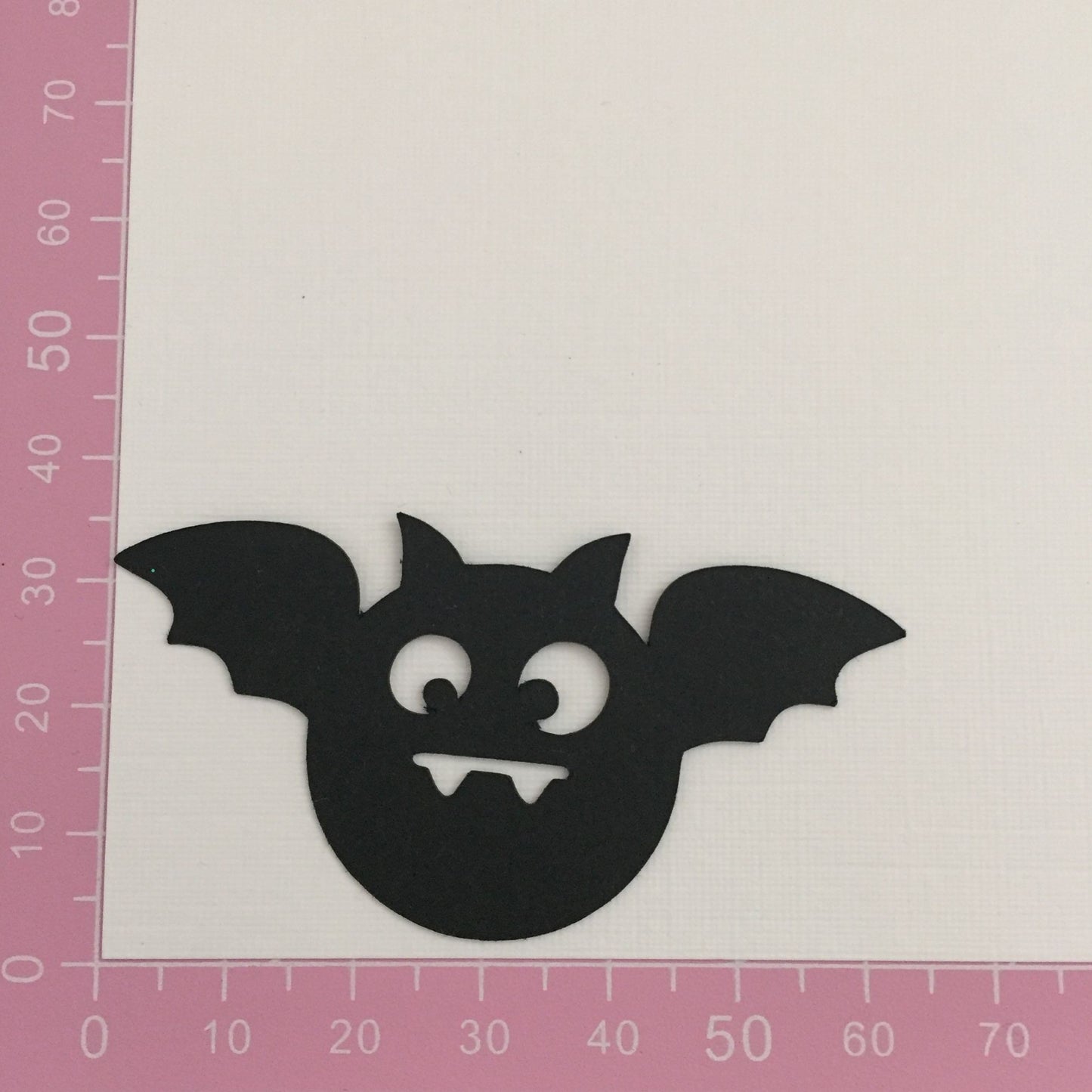 10 Black CUTE BAT Halloween Card Making Die Cuts