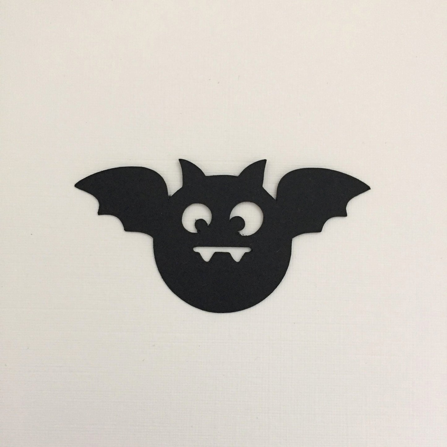 10 Black CUTE BAT Halloween Card Making Die Cuts