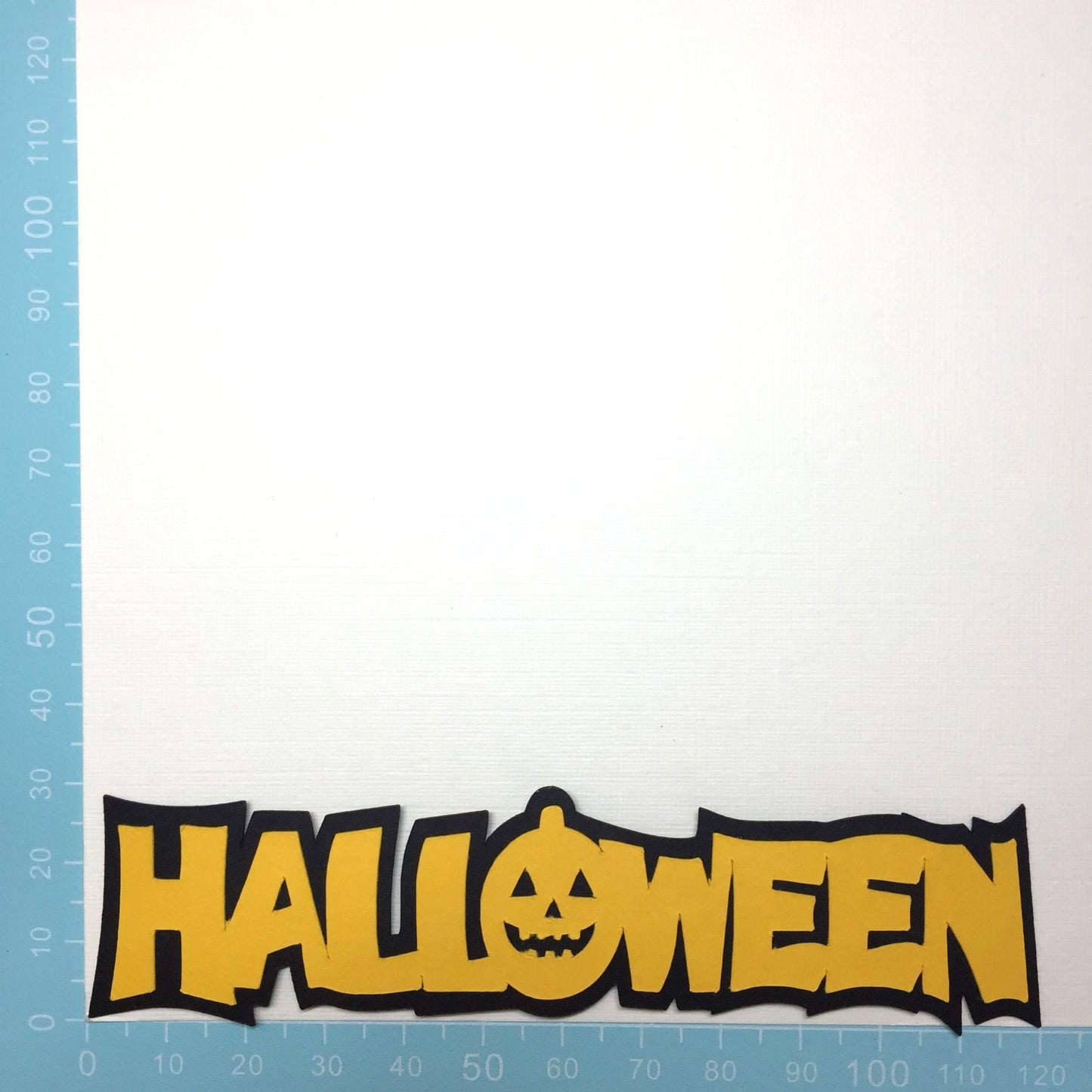 8 HALLOWEEN PUMPKIN SENTIMENT Card Making Die Cut Toppers