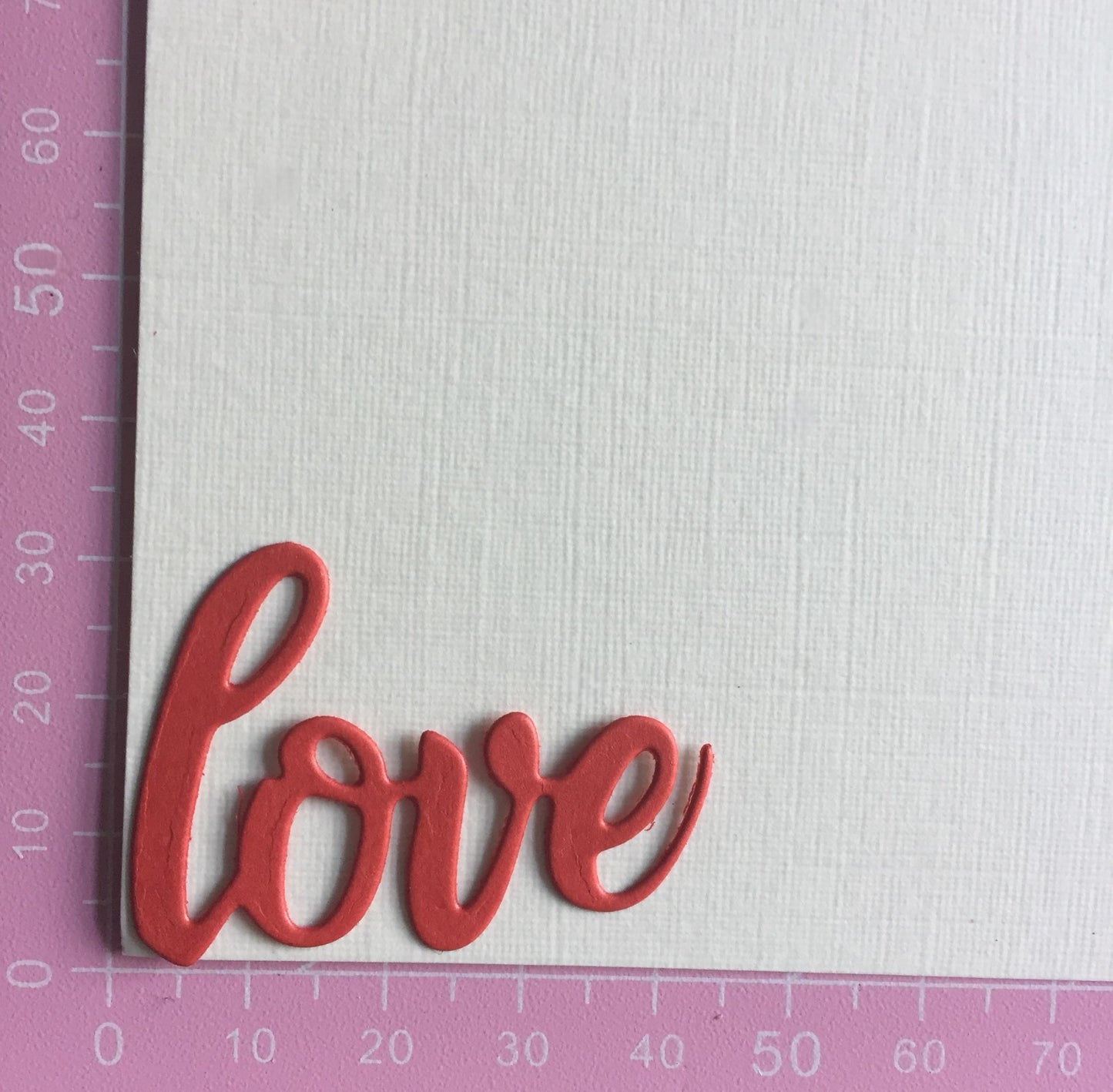 24 LOVE & XOXO Red, Black, White Card Making Die Cuts