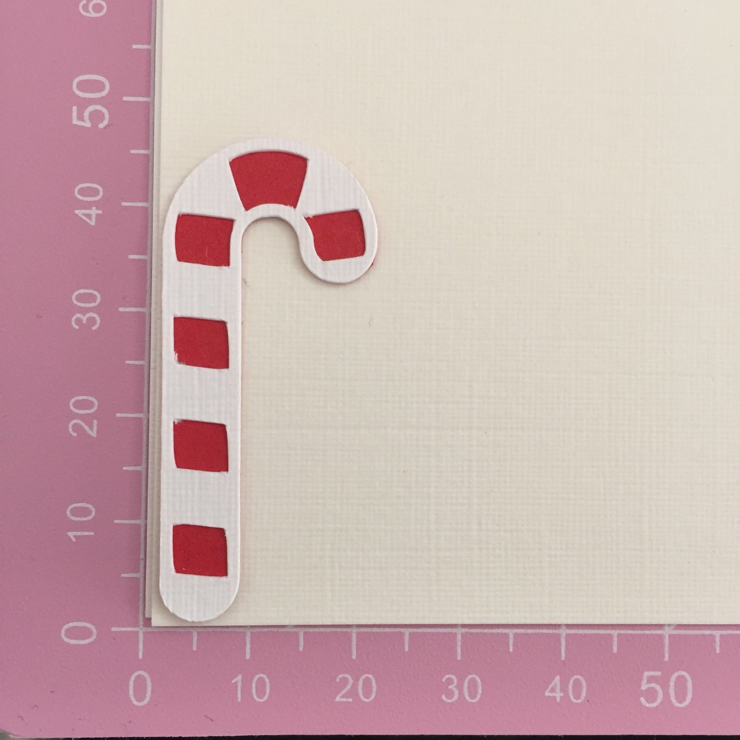14 CANDY CANE Christmas Die Cut Card Making Toppers