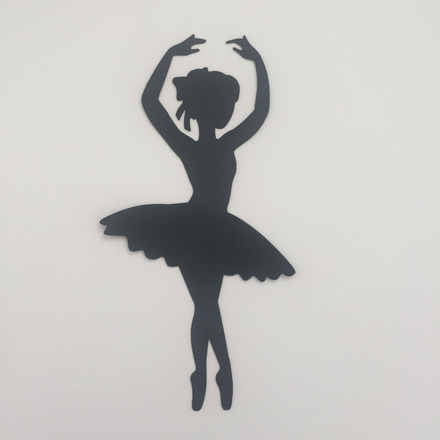 5 Black BALLERINA SILHOUETTE Card Making Die Cuts