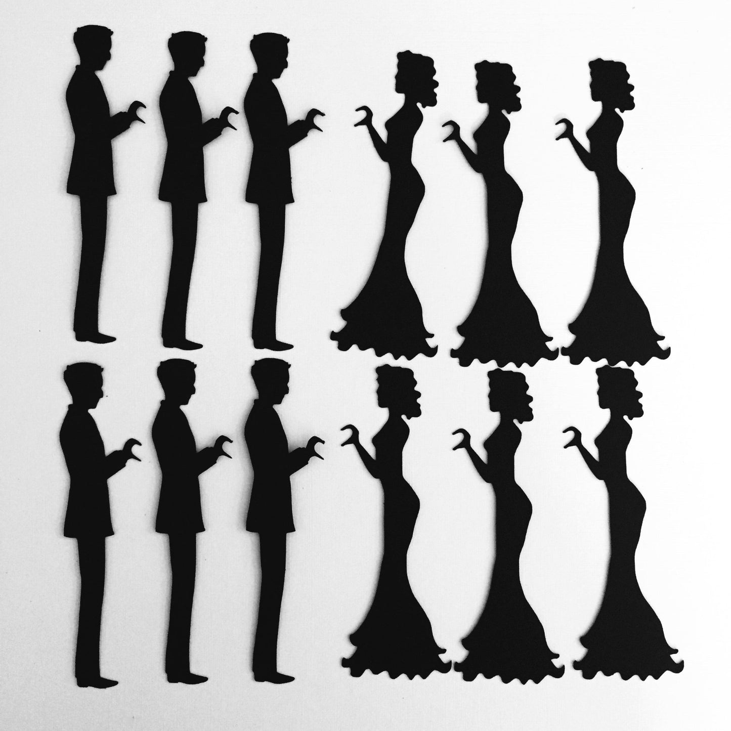 6 Black Grooms & 6 Brides