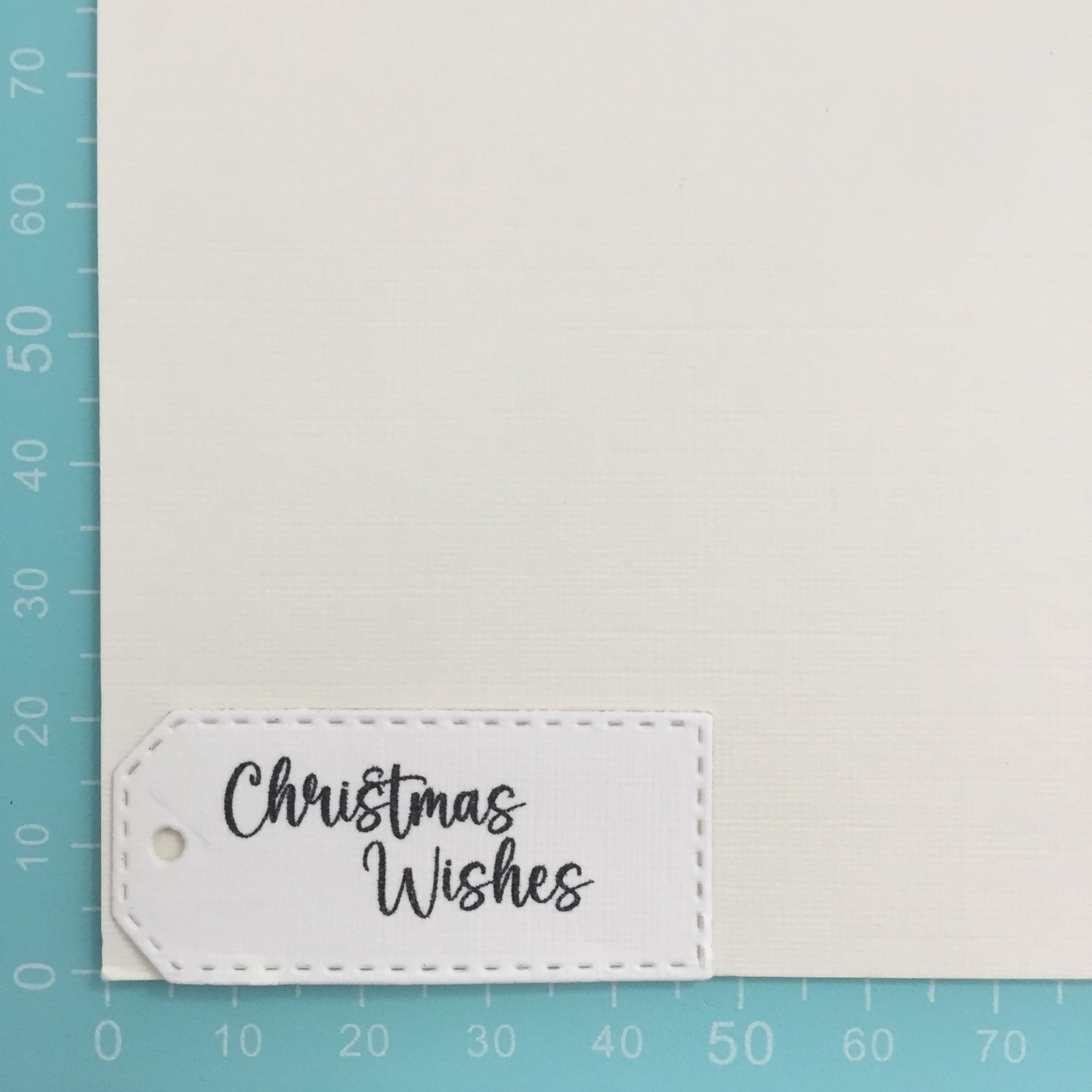 10 CHRISTMAS WISHES TAG Christmas Die Cut Card Making Toppers