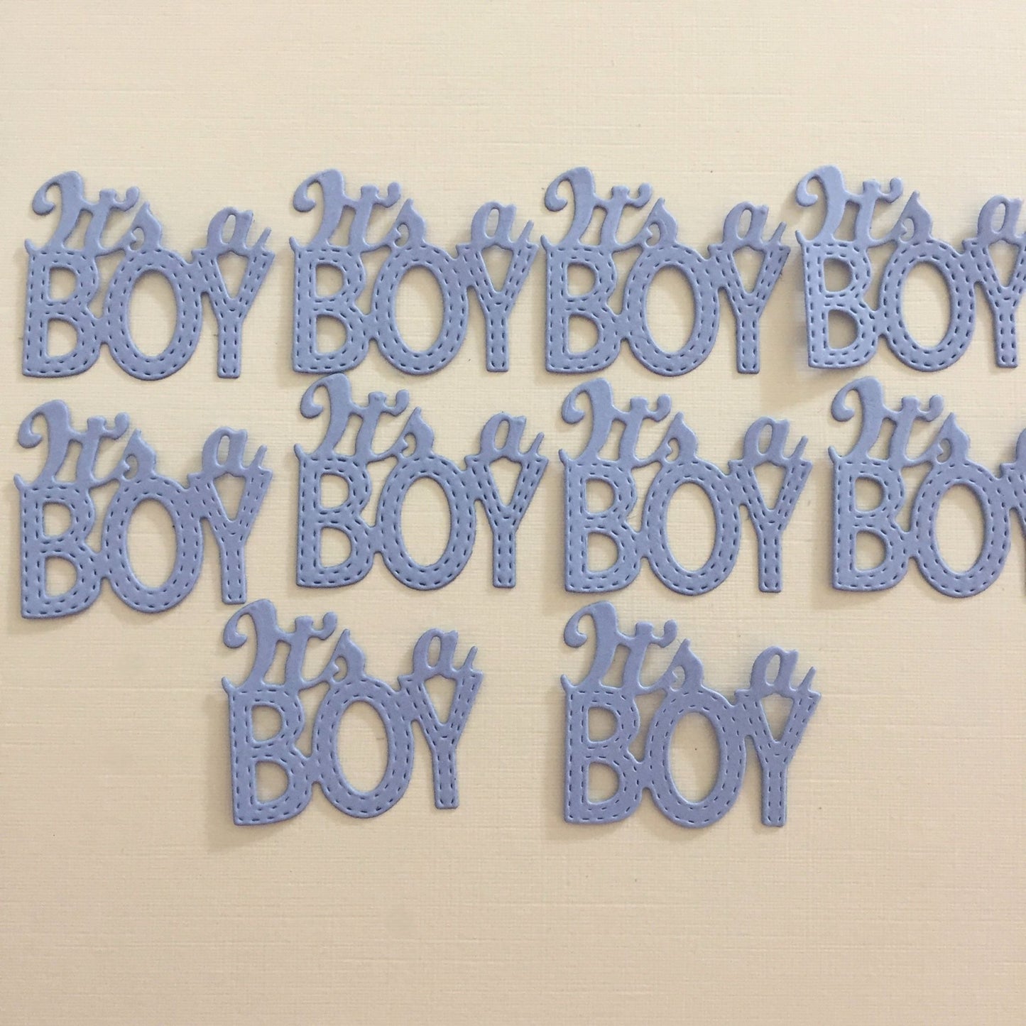 10 'IT'S A BOY' Card Making Die Cuts