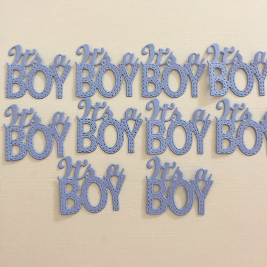 10 'IT'S A BOY' Card Making Die Cuts
