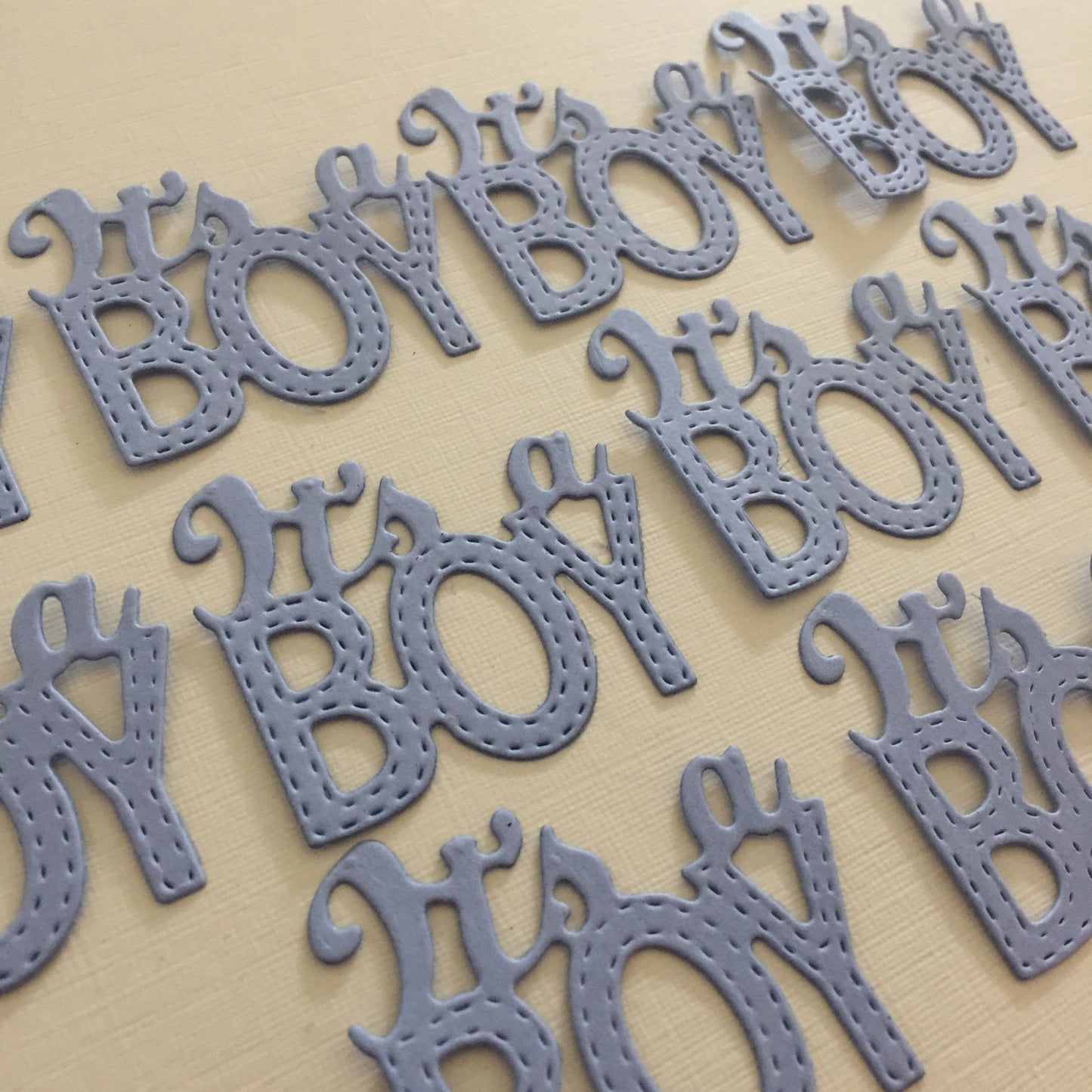 10 'IT'S A BOY' Card Making Die Cuts