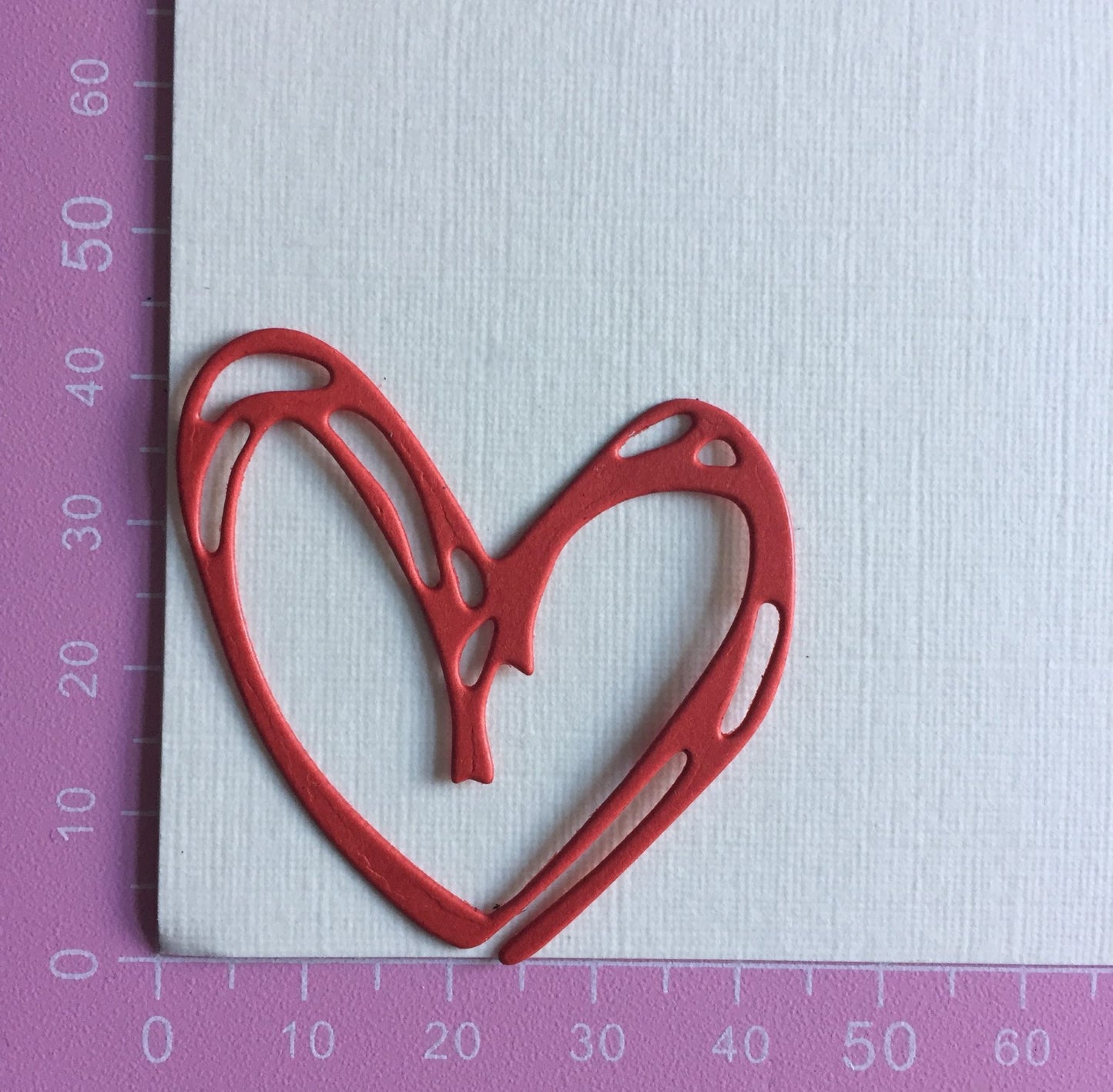 15 ASSORTED HEARTS Red, Black, White Card Making Die Cuts