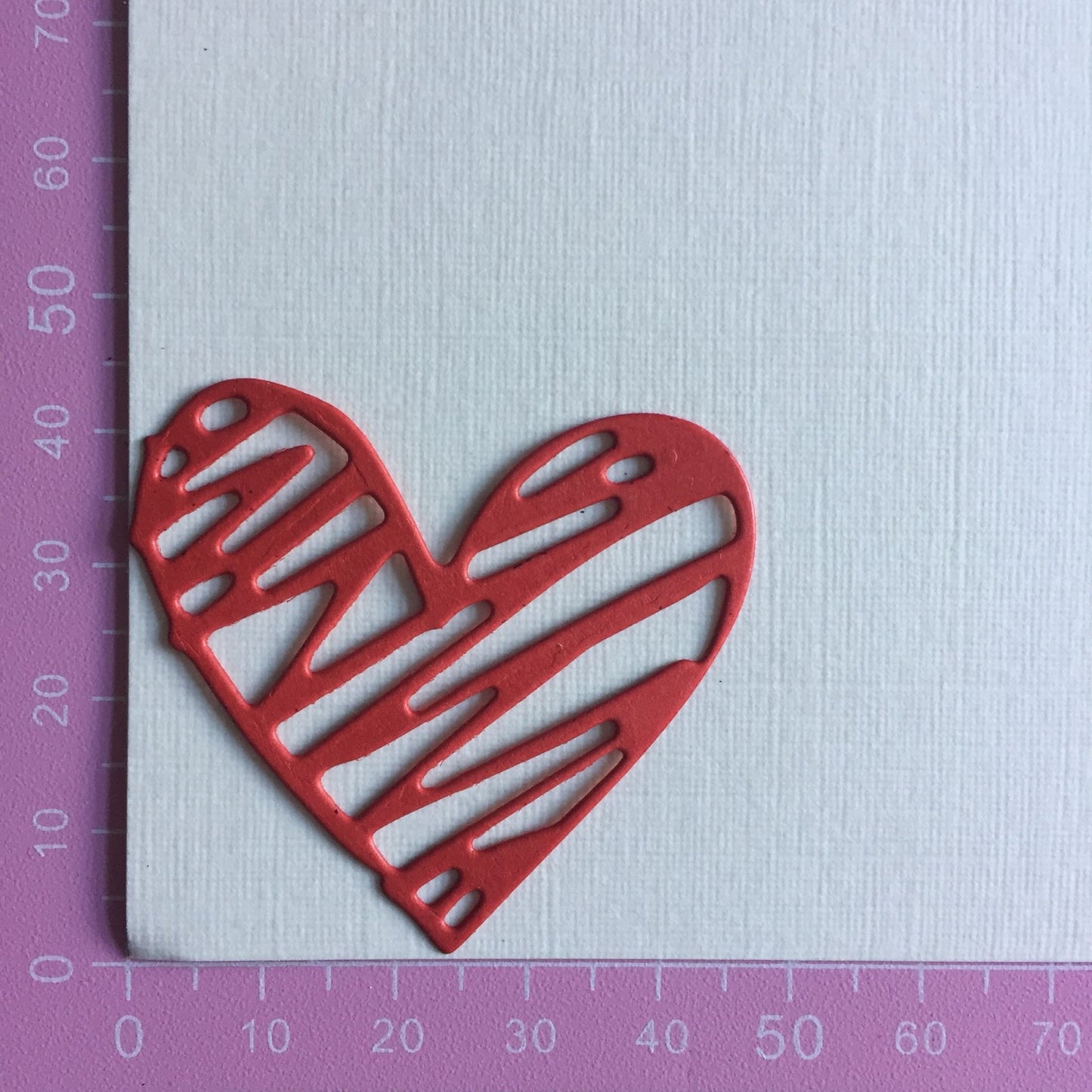 15 ASSORTED HEARTS Red, Black, White Card Making Die Cuts