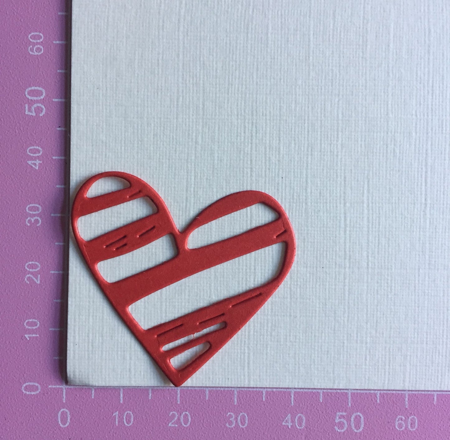 15 ASSORTED HEARTS Red, Black, White Card Making Die Cuts