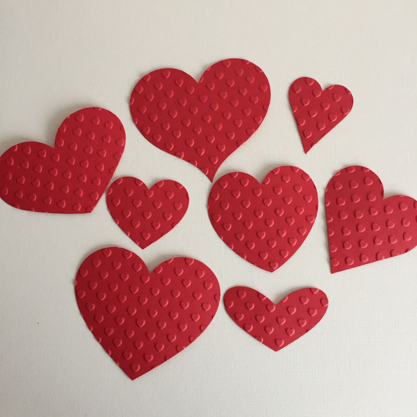 35 Assorted RED HEART Wedding/Valentine Card Making Die Cuts